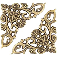 12 piezas de cubierta de borde de escritorio decorativa- protector de esquina de libro ligero- grande y exquisito…